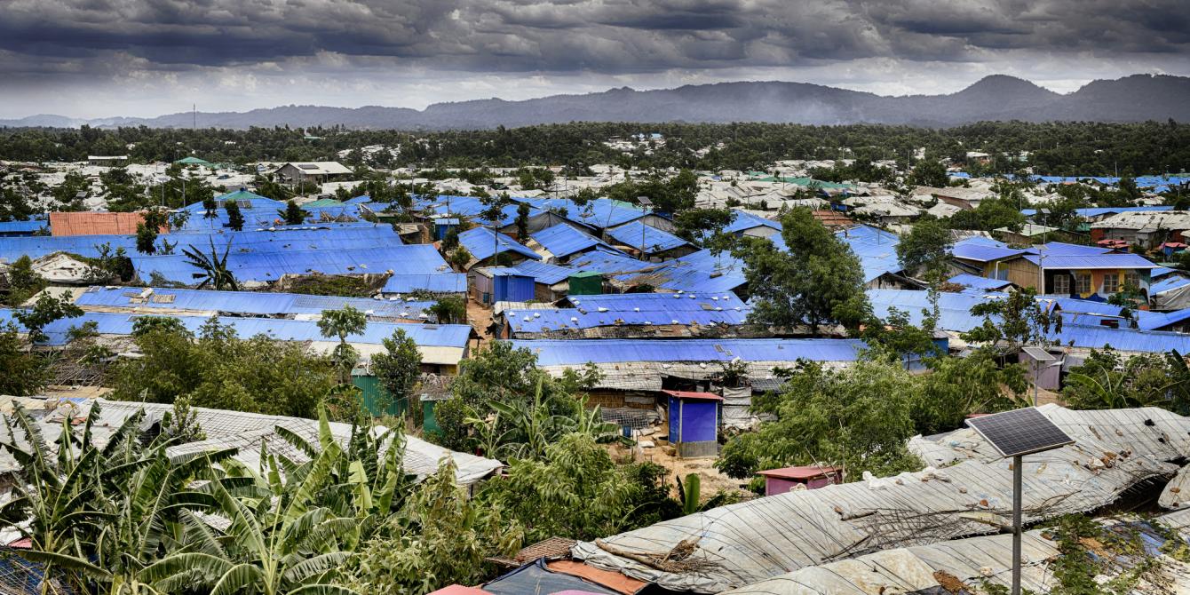 Stormy skies over Rohingya refugee camps in Cox’s Bazar. Stormy skies over Rohingya refugee camps in Cox’s Bazar.